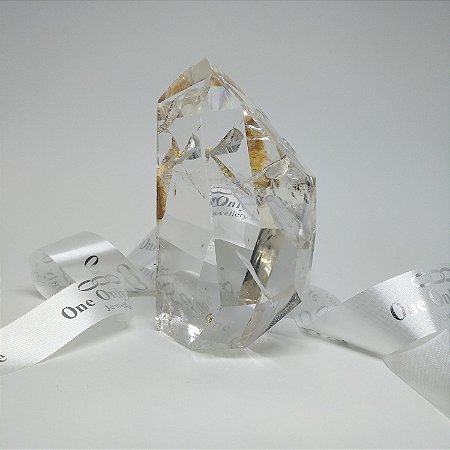 Cristal de Quartzo Natural. Peça Decorativa. Luxo.