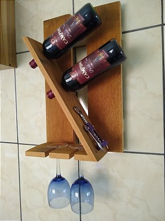 Suporte de Vinho e Taça