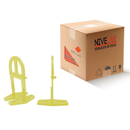 Clips SLIM para Kit Nivelador de Pisos, Porcelanatos, Revestimentos e Cerâmicas  NIVELAR - 2.000 UN