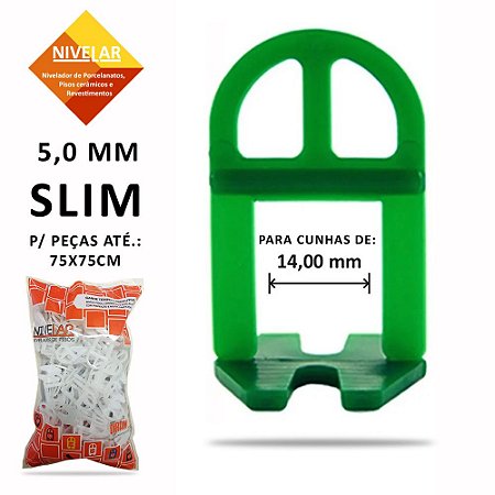 Clips SLIM para Kit Nivelador de Pisos, Porcelanatos, Revestimentos e Cerâmicas  NIVELAR - 300 UN