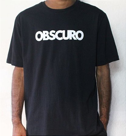 Camiseta Obscuro White Preta Obscuro Company