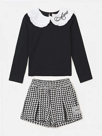 Conjunto pied pouple de tweed | Animê