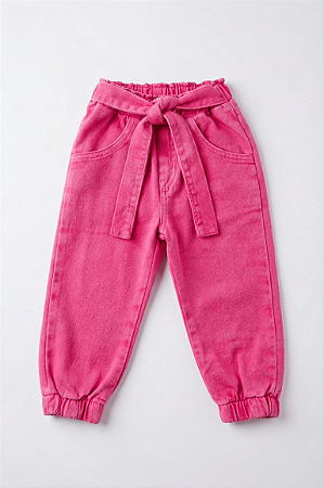 Calça em sarja pink estonado | Animê