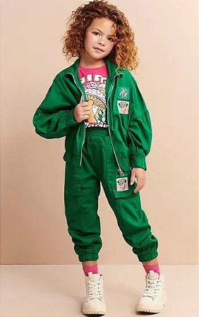 Calça sarja verde | Animê