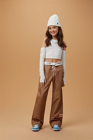 Cropped canelado manga longa | Iam Authoria