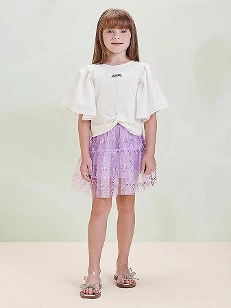 Conjunto fashion lilás | Animê