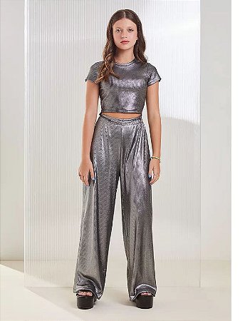 Cropped prata com corrente | Iam Authoria