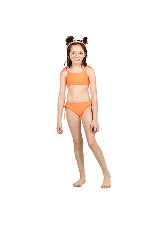 Biquíni faixinha kids laranja | Siri Kids 39022