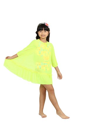 Vestido kids tule neon | Siri Kids 39091