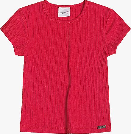 Blusa básica canelada preppy | Animê