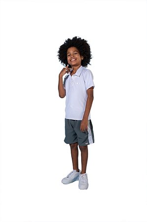 Blusa kids Felipe podio branco | Siri Kids 40888