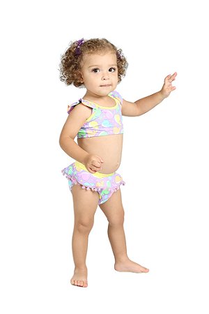 Biquini faixinha candy whale | Siri Kids