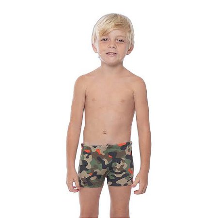 Sunga kids Thulio camuflada | Siri Kids