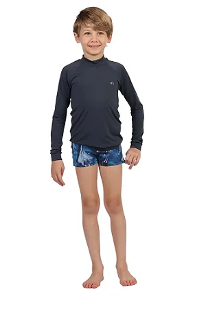 Blusa de proteção UV50+ grafite | Siri Kids