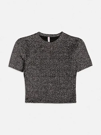 Blusa preta com brilho | Iam Authoria