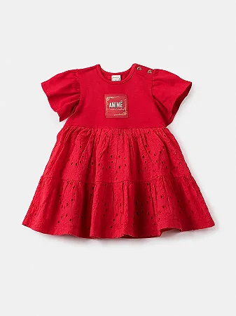 Vestido Laise vermelho | Animê