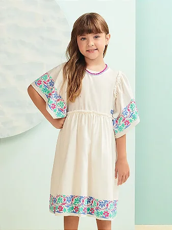 Vestido com arte puff | Animê