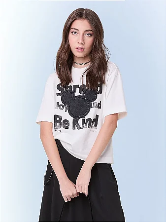 T-Shirt off white confort do Mickey | Iam Authoria