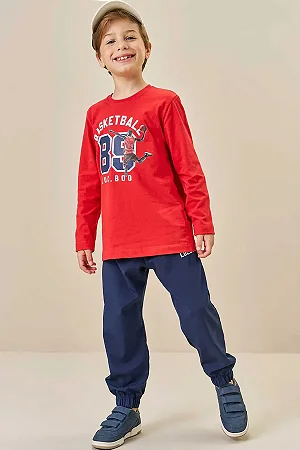 Conjunto camiseta e calça jogger basquete 89 | Luc.boo