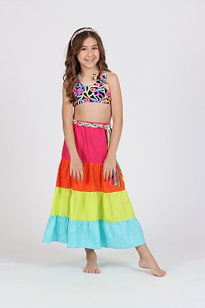 Saia kids Diana saída de praia | Siri Kids 40265