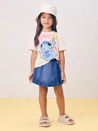 Blusa do Stitch com strass | Momi