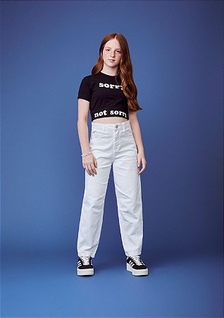 Cropped preto baby tee | Iam Authoria