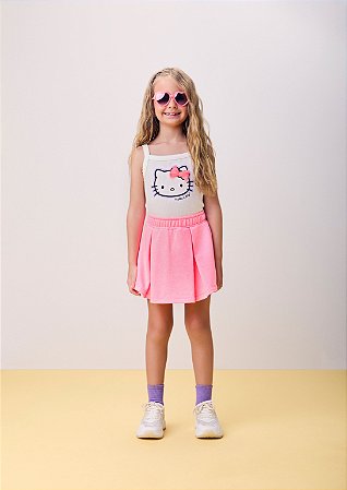 Conjunto regata e short Hello Kitty | Momi