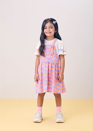 Blusa estampa arco iris nas mangas | Momi
