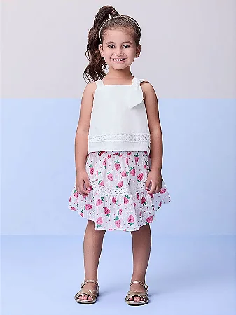 Conjunto de laise com morangos | Momi