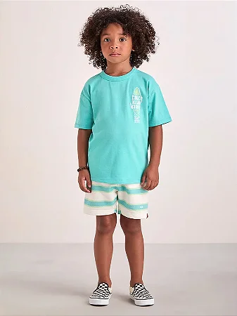 Conjunto azul acqua listrado | Youccie