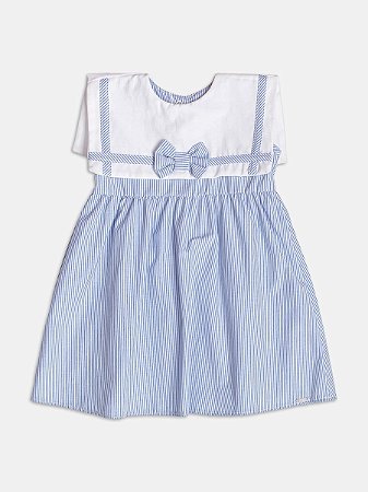 Vestido listrado azul | Momi