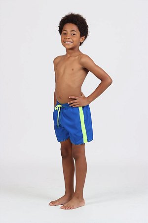 Short Alan royal azul com listra verde | Siri Kids 40558