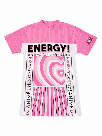 Vestido energy com saia de Poá | Animê