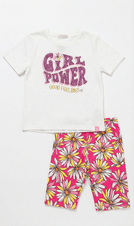 Conjunto girl power com leggin | Momi