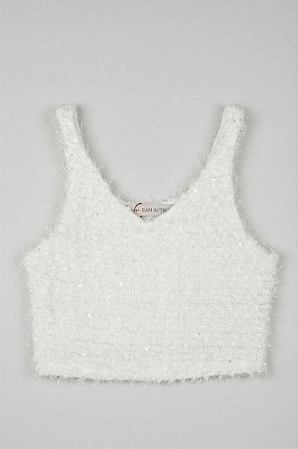 Regata confort pelinho Branco | Iam Authoria