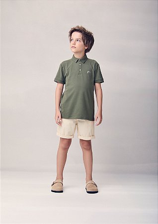 Camisa polo verde musgo | Youccie