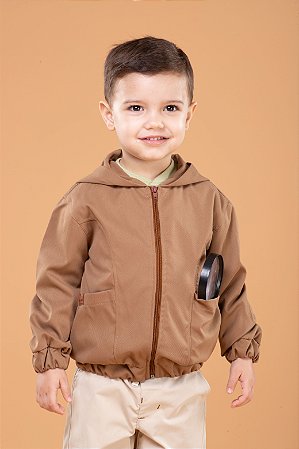 Jaqueta corta vento em sarja leve | Digi