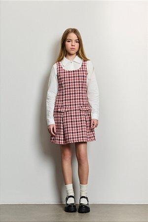 Vestido Tweed Color Block | Authoria