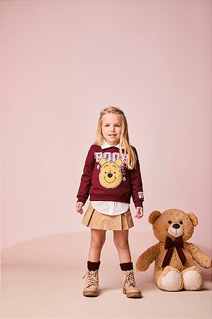 Short Saia de Sarja com Pregas | Momi