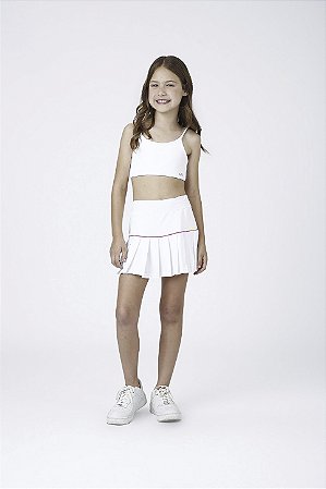 Top Basic branco Badminton | Siri Kids
