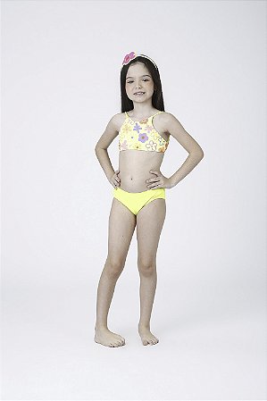 Biquíni Cropped Kids Florinda | Siri Kids
