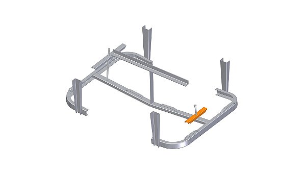 SUPORTE FIXADOR RODA DISCO 330MM ESTEPE - 052972 - F4180D