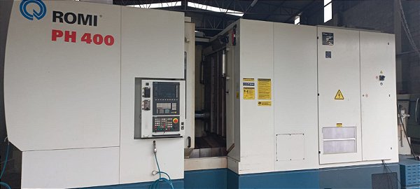 CENTRO DE USINAGEM HORIZONTAL ROMI PH400 - COMANDO SIEMENS SINUMERIK 828D
