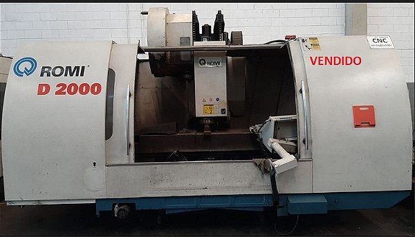 Centro de Usinagem Vertical ROMI D2000(VENDIDO)