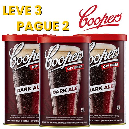 Promoção Coopers - Leve 3 e Pague 2 - Dark - 23l