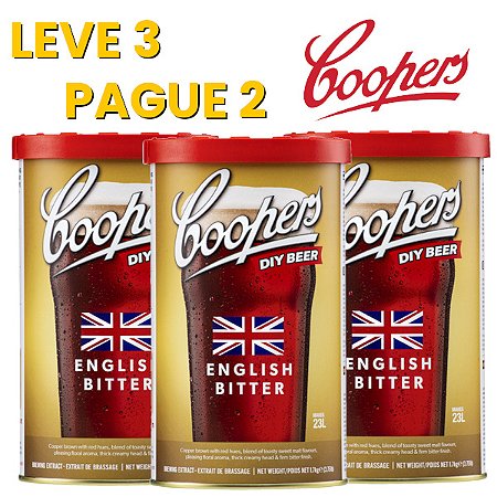 Promoção Coopers - Leve 3 e Pague 2 - English Bitter - 23l