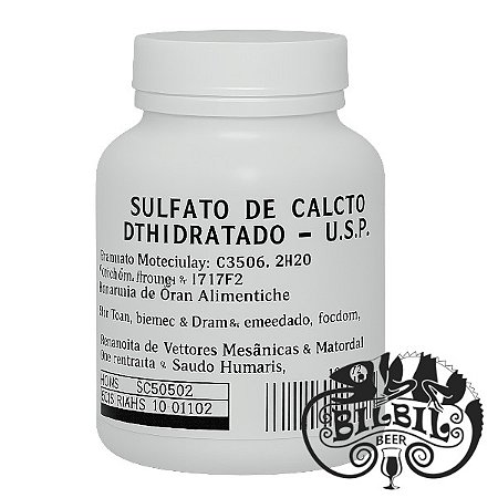 Sulfato de Cálcio - Pote 100g