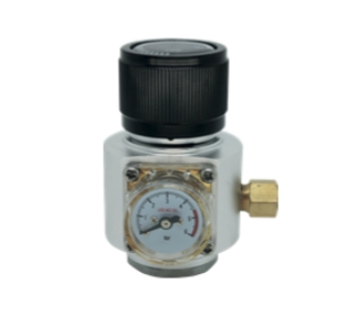 Mini Reguladora Profissional de CO2 p/ cilindros c/ rosca 6ACME