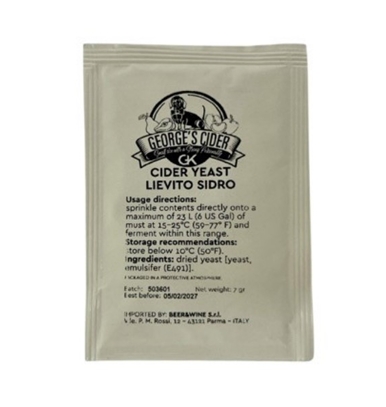 Fermento / Levedura George's Cider (Cidra)