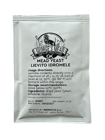 Fermento / Levedura George's Mead (Hidromel)